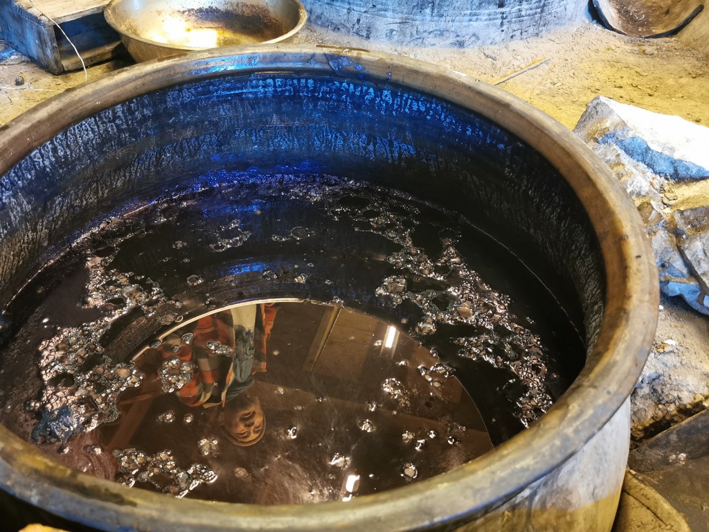 Bleu, cuisine de grand mère et four